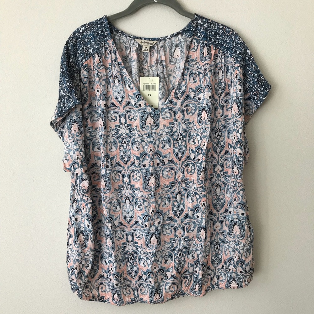 Lucky Brand:: Brand new, beautiful summer top